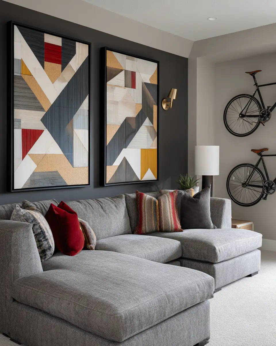 Taupe Contemporary Garage Decor Ideas