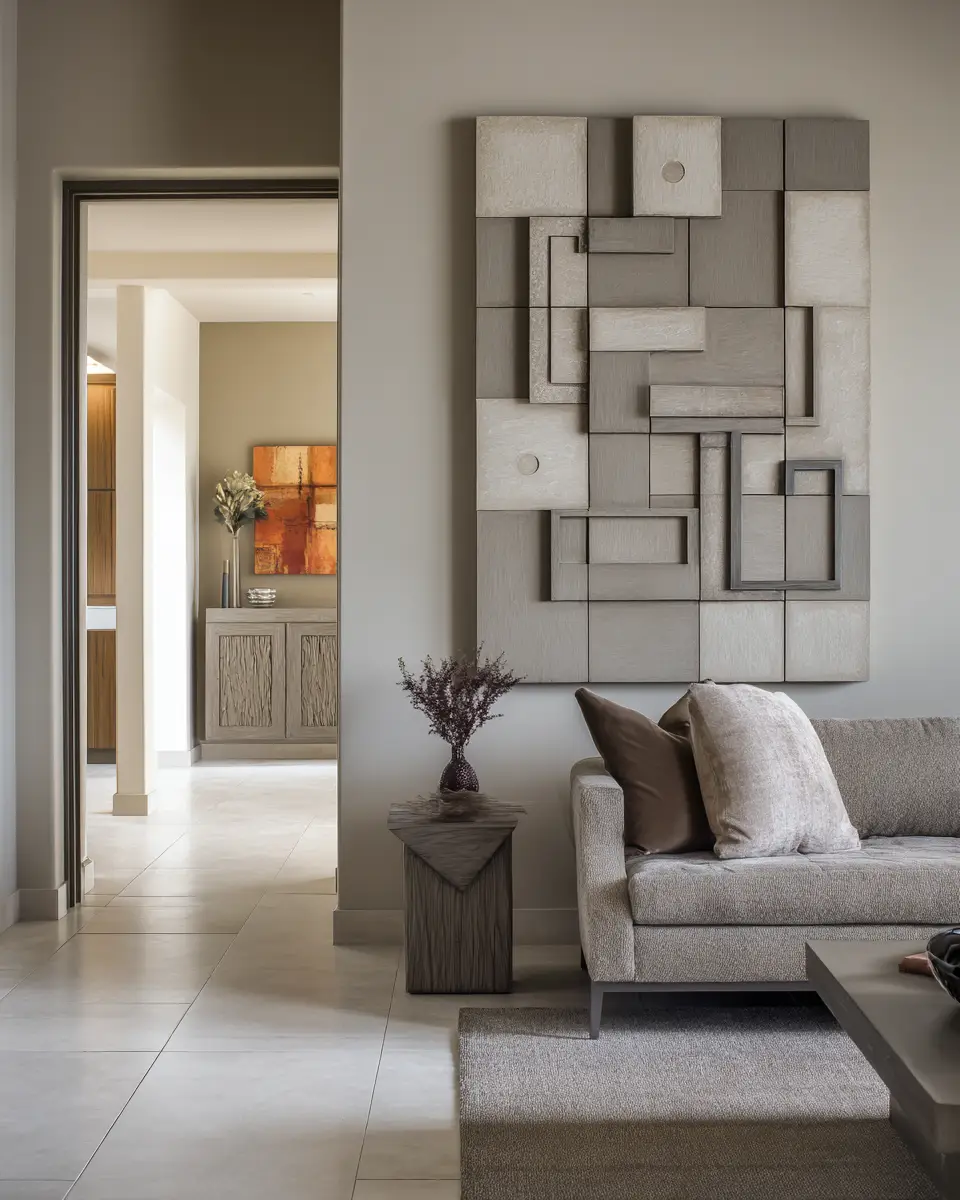 Taupe Contemporary Garage Decor Ideas