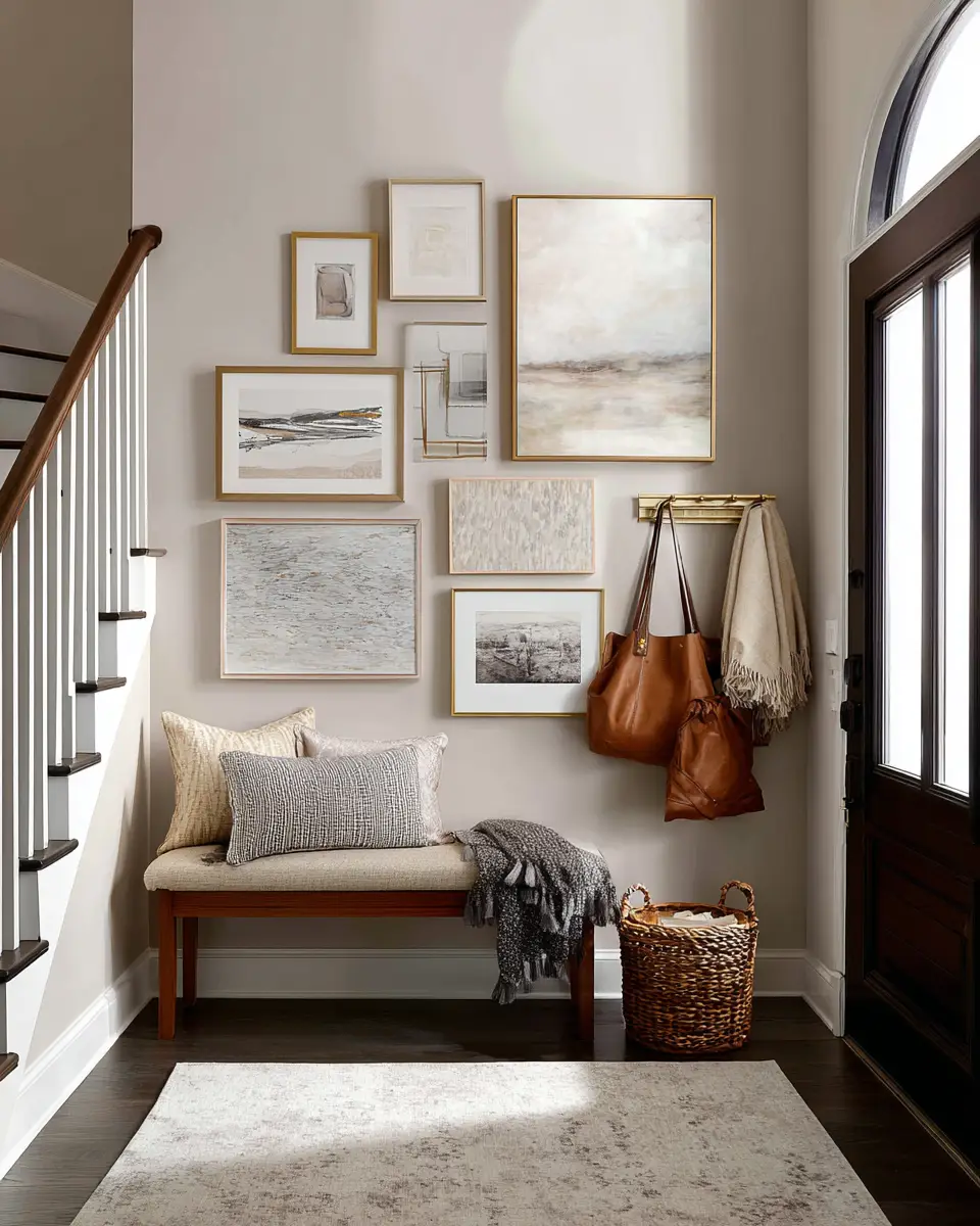 Taupe Entryway Decor Ideas - Featured