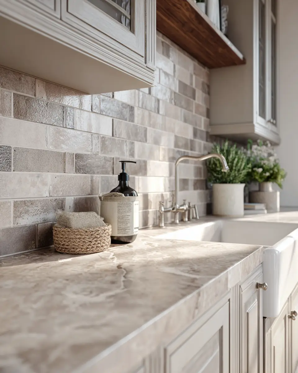 Taupe Farmhouse Laundry Room Decor Ideas