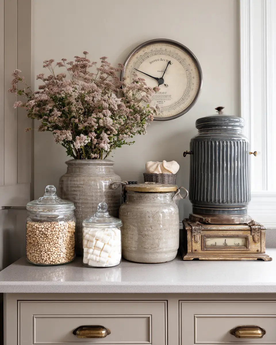 Taupe Farmhouse Laundry Room Decor Ideas
