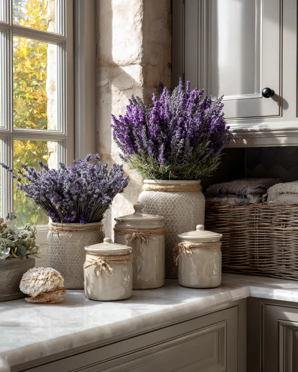 Taupe Farmhouse Laundry Room Decor Ideas