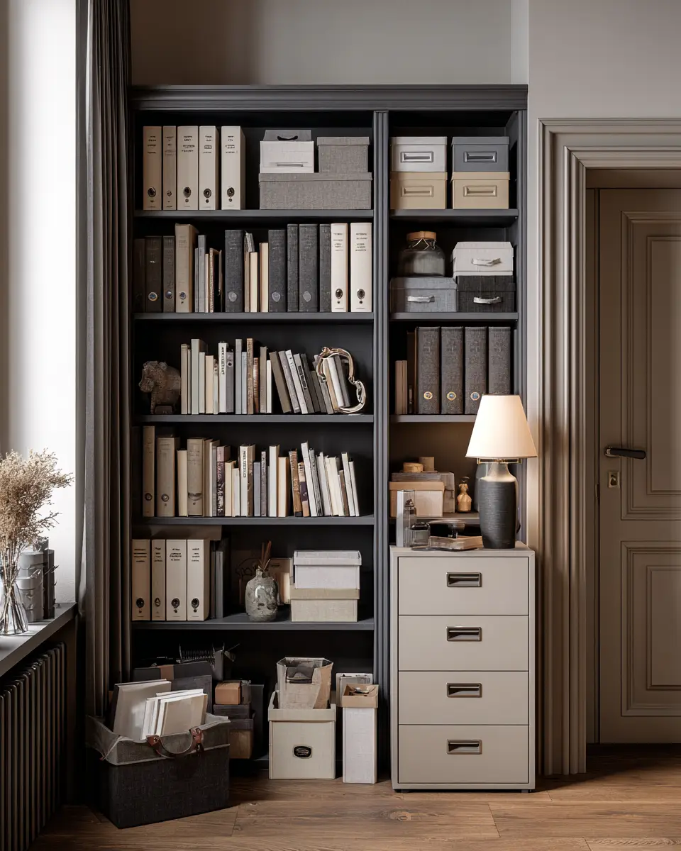 Taupe Home Office Decor Ideas