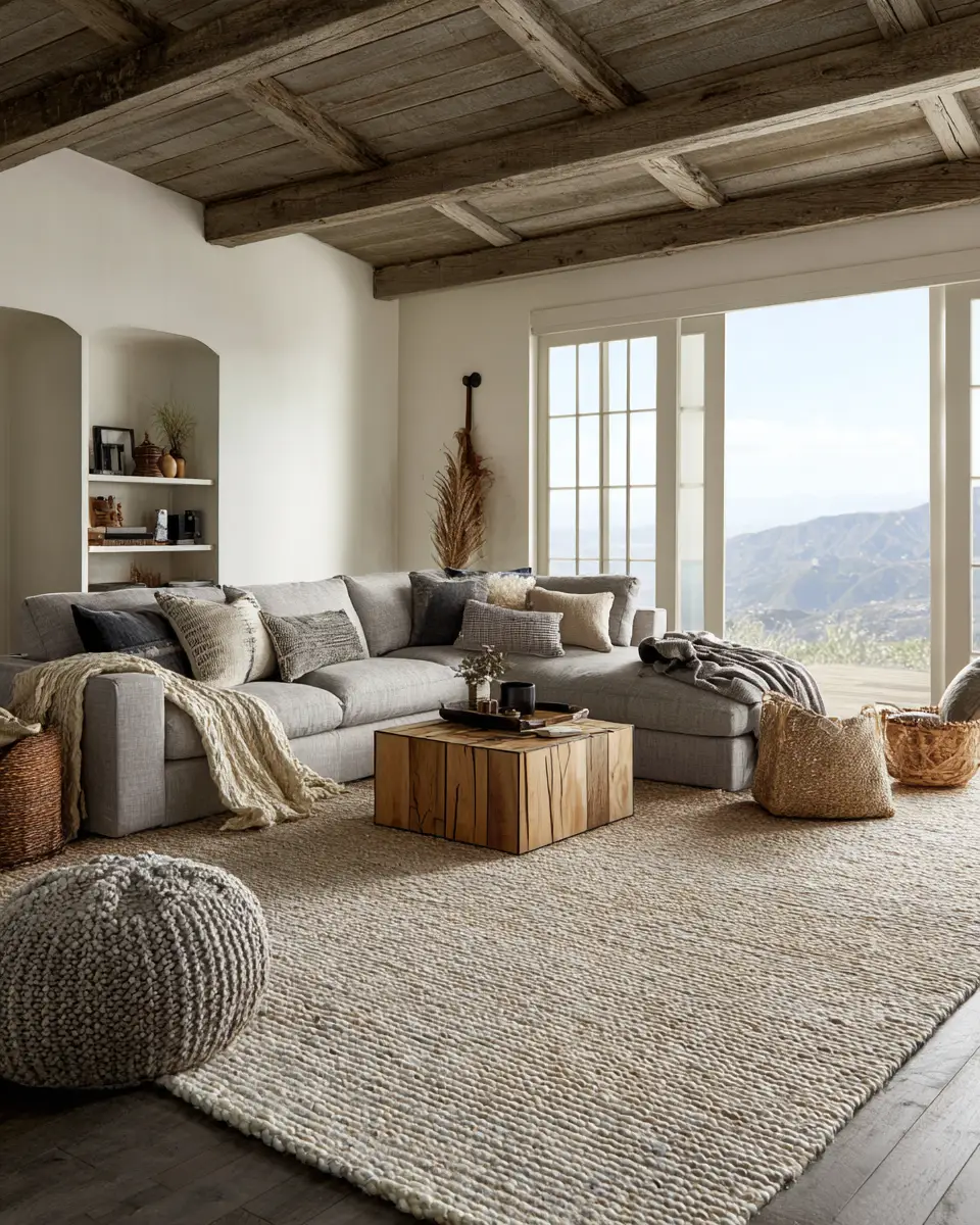 Taupe Industrial Living Room Decor Ideas