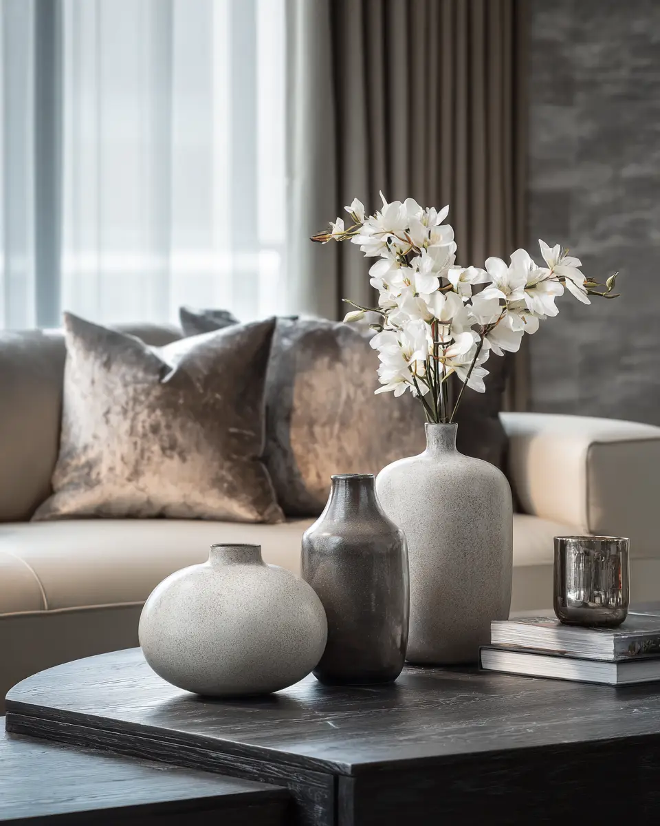 Taupe Industrial Living Room Decor Ideas