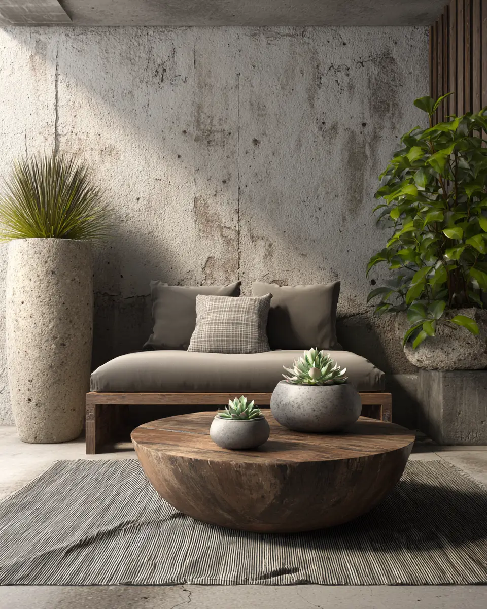 Taupe Industrial Living Room Decor Ideas