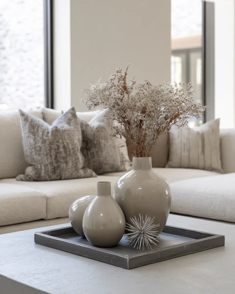 Taupe Industrial Living Room Decor Ideas