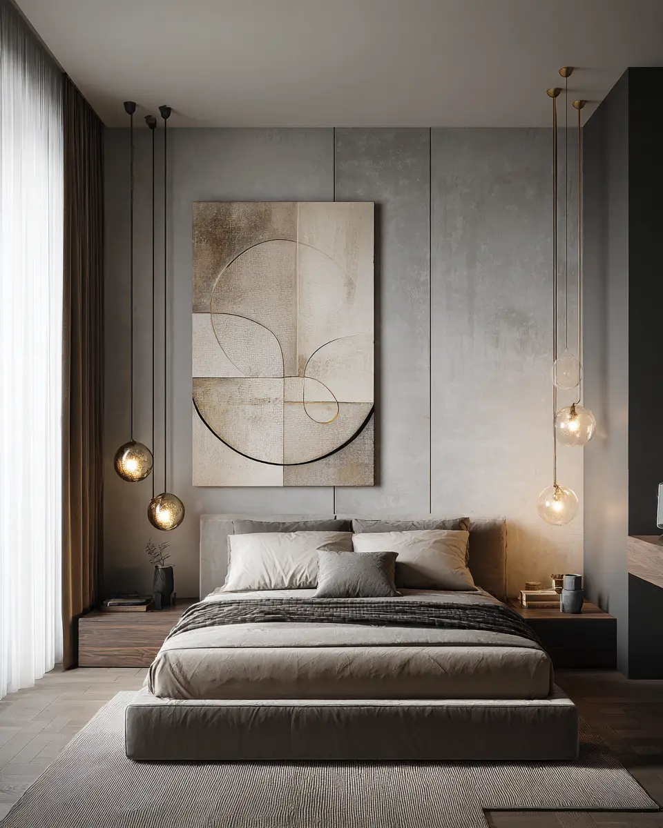 Taupe Minimalist Bedroom Decor Ideas