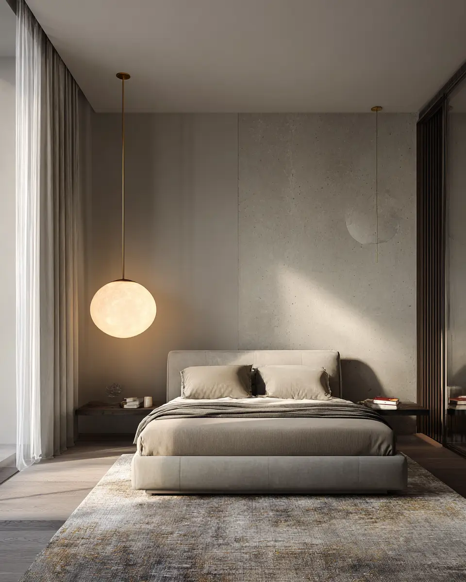 Taupe Minimalist Bedroom Decor Ideas