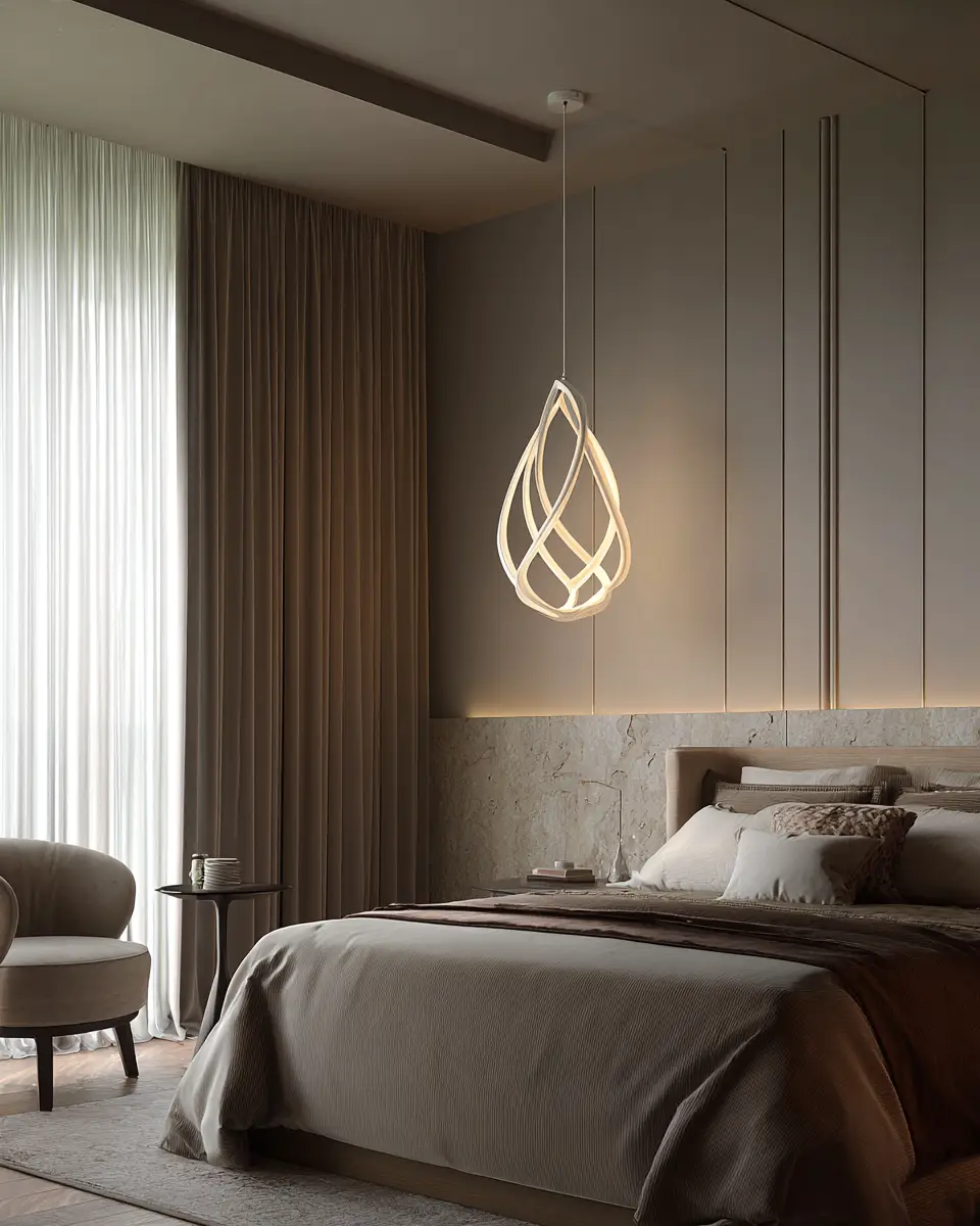 Taupe Minimalist Bedroom Decor Ideas