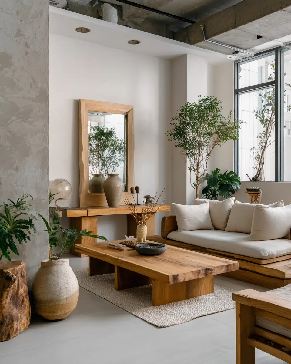 Taupe Minimalist Living Room Decor Ideas