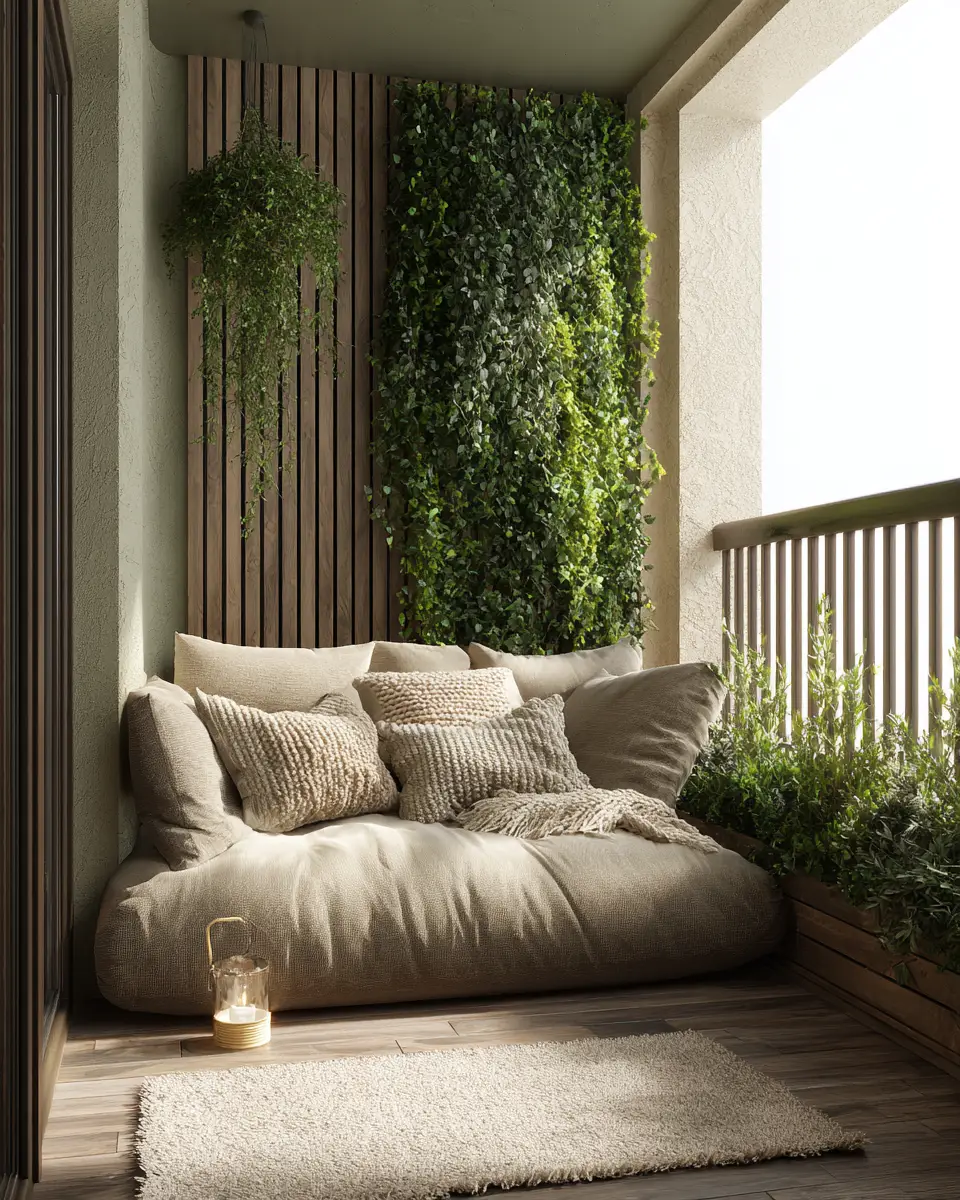 Taupe Modern Balcony Decor Ideas - Featured
