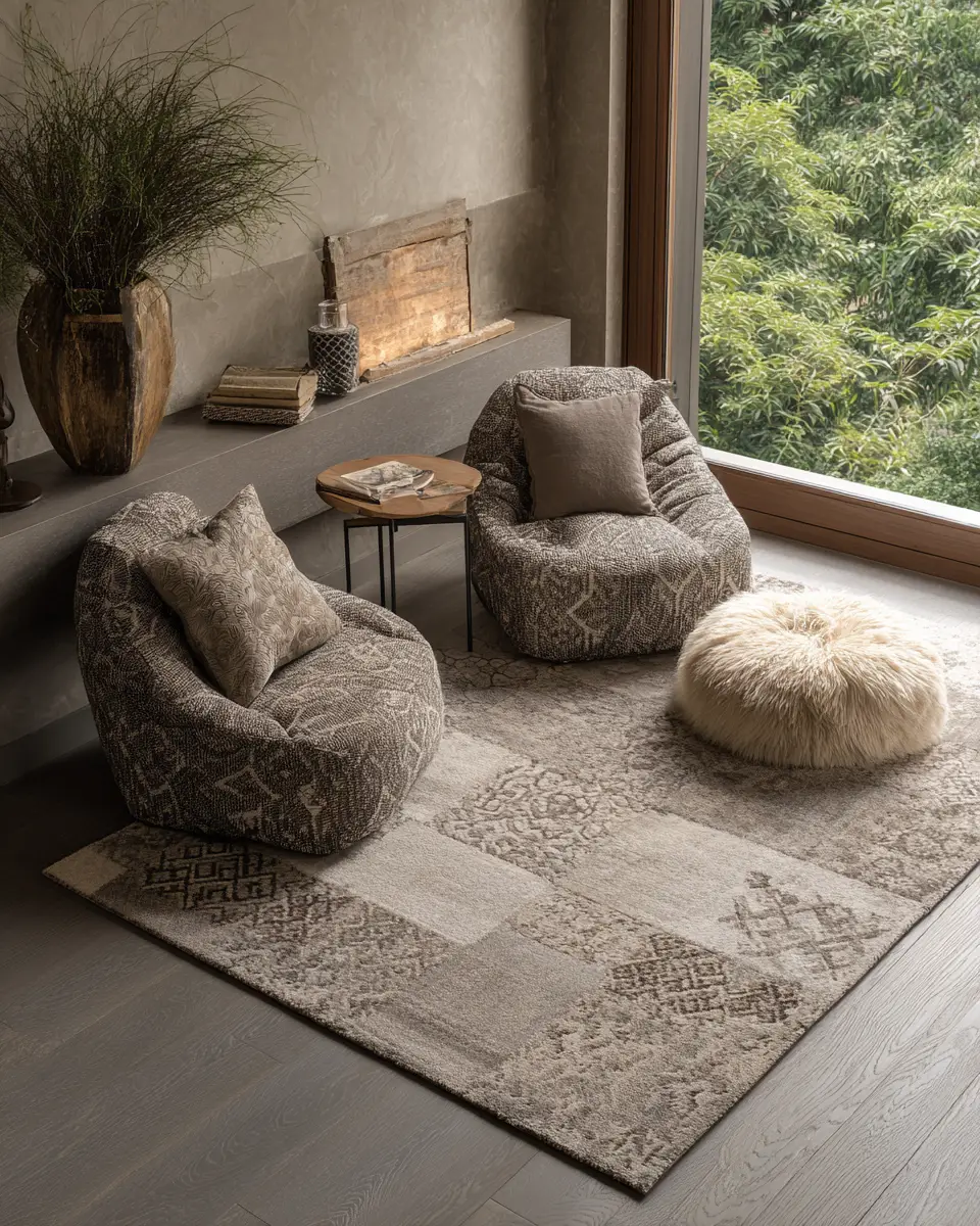 Taupe Modern Balcony Decor Ideas