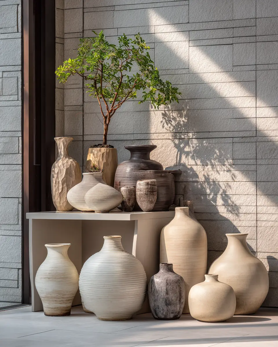 Taupe Modern Balcony Decor Ideas