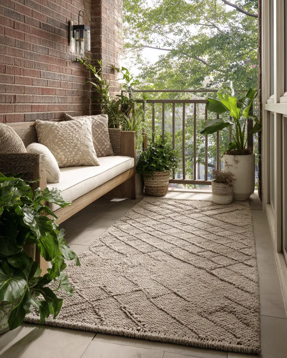 Taupe Modern Balcony Decor Ideas