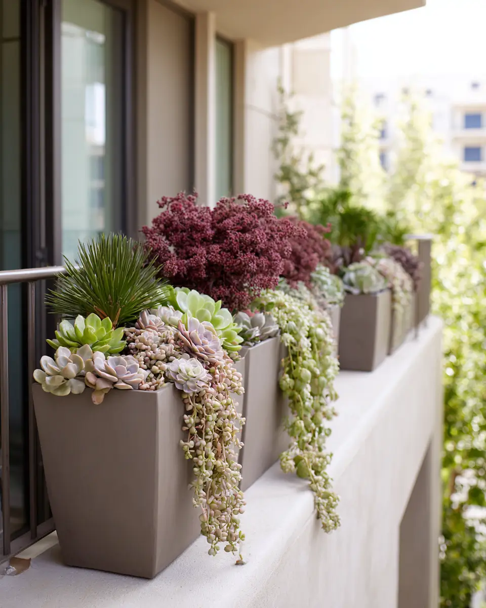 Taupe Modern Balcony Decor Ideas