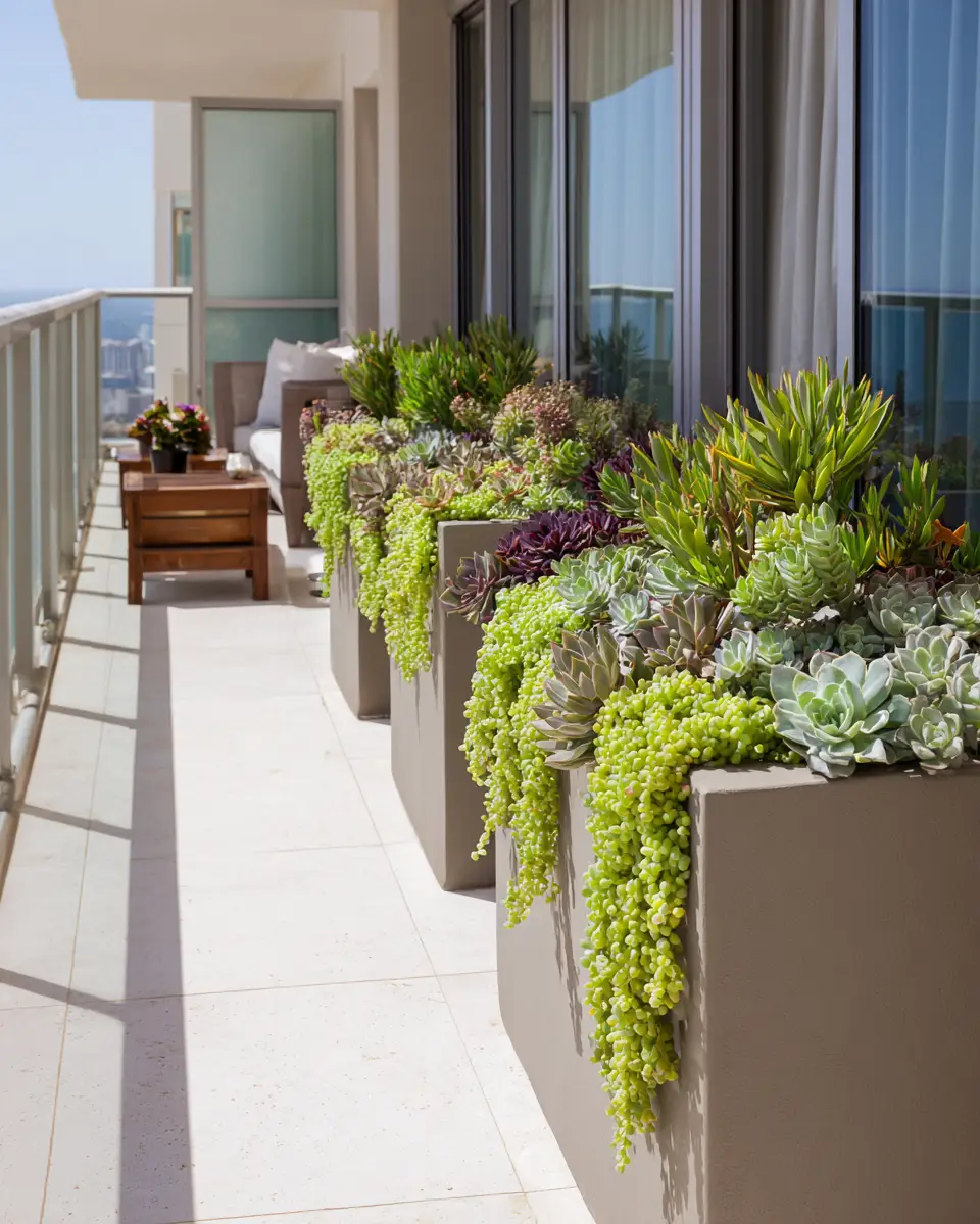 Taupe Modern Balcony Decor Ideas