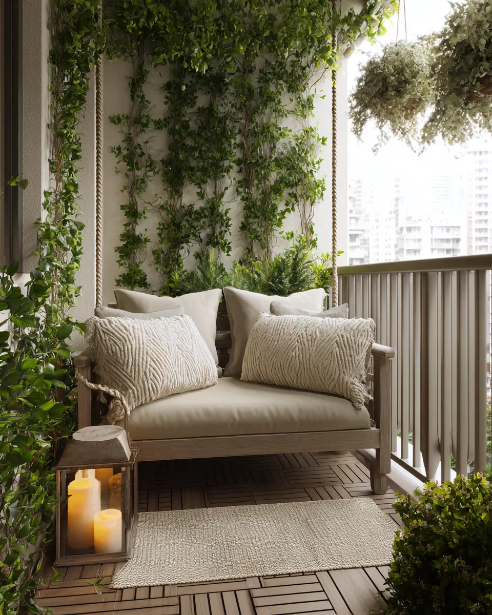 Taupe Modern Balcony Decor Ideas