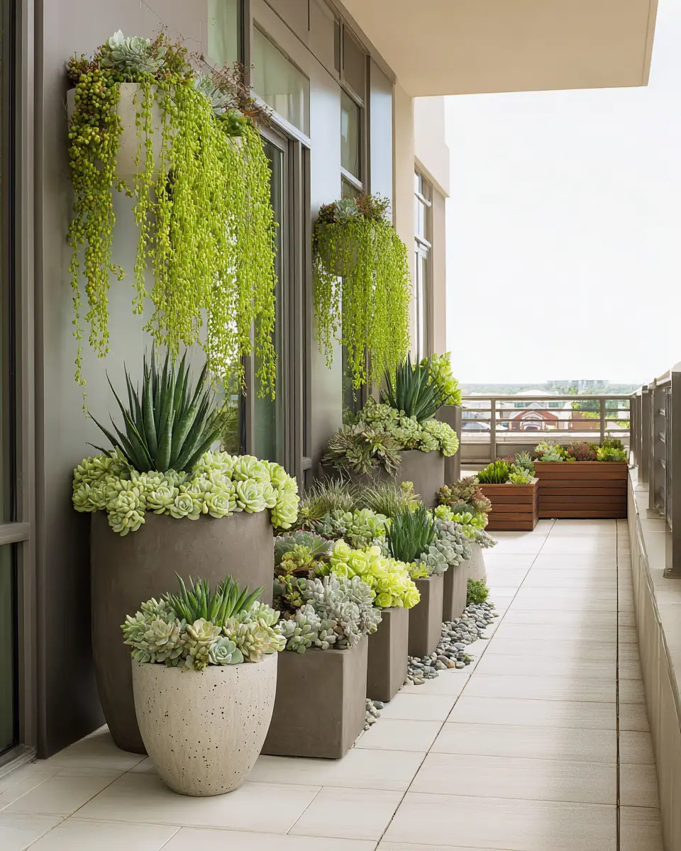 Taupe Modern Balcony Decor Ideas