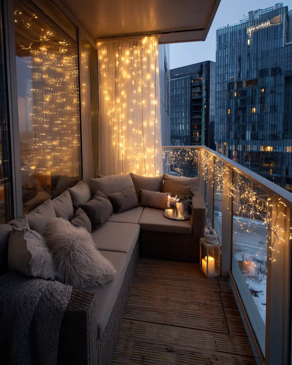 Taupe Modern Balcony Decor Ideas