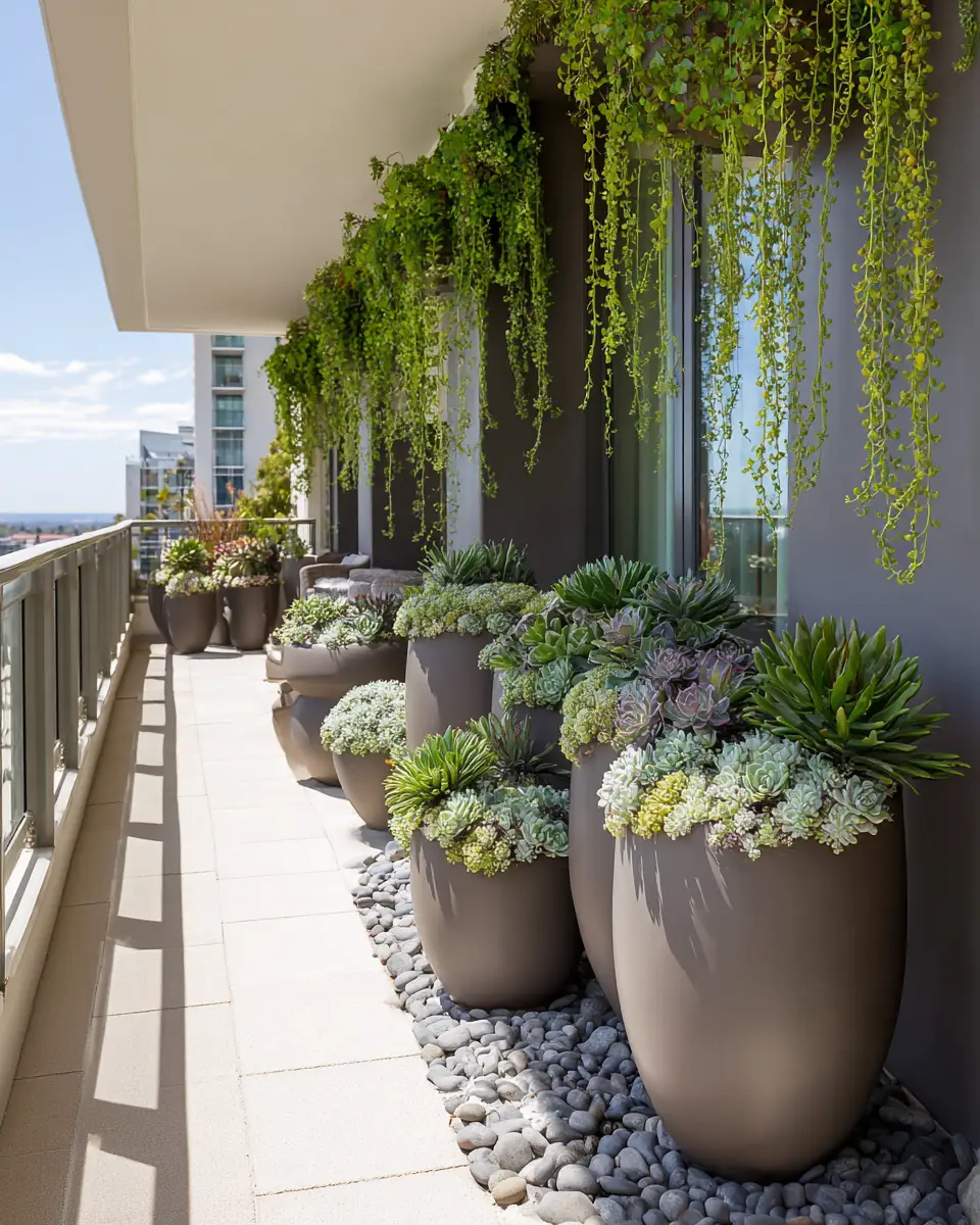 Taupe Modern Balcony Decor Ideas