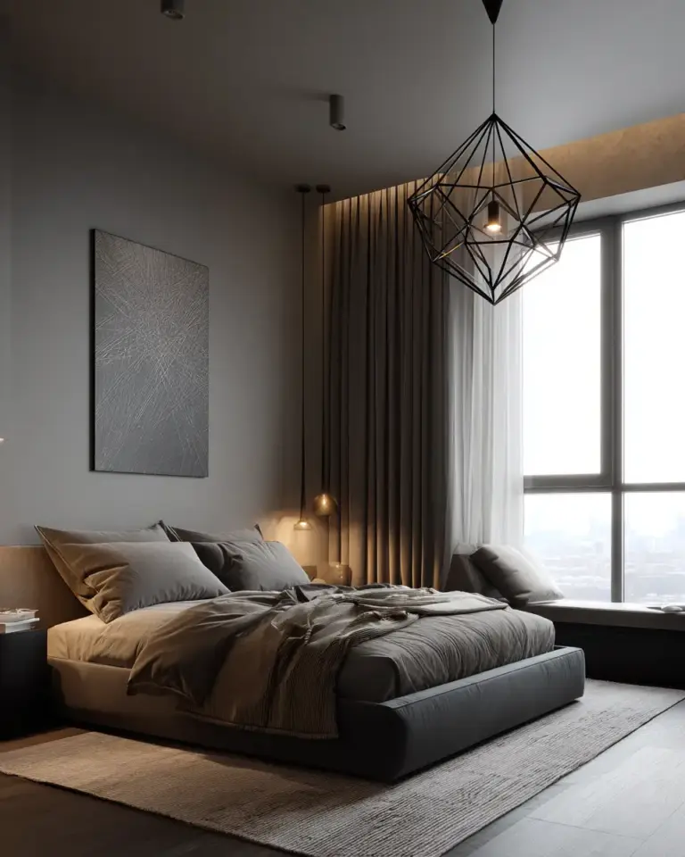 Taupe Modern Bedroom Decor Ideas - Featured