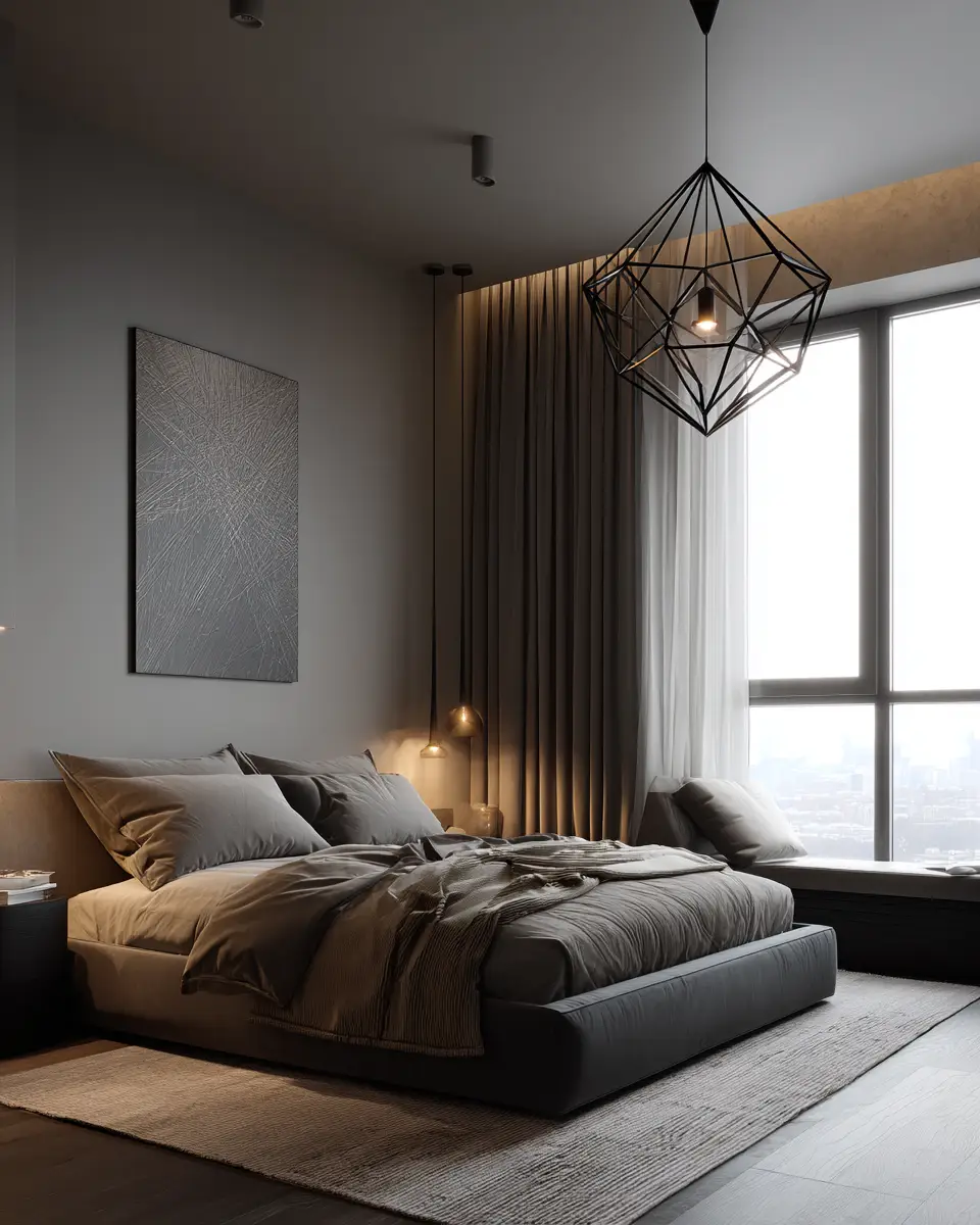 Taupe Modern Bedroom Decor Ideas - Featured