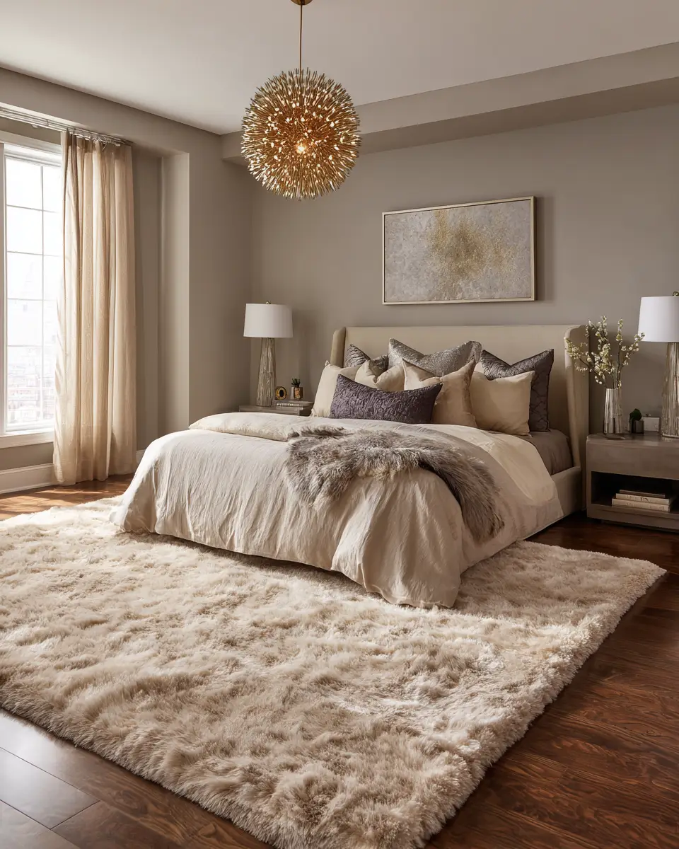 Taupe Modern Bedroom Decor Ideas