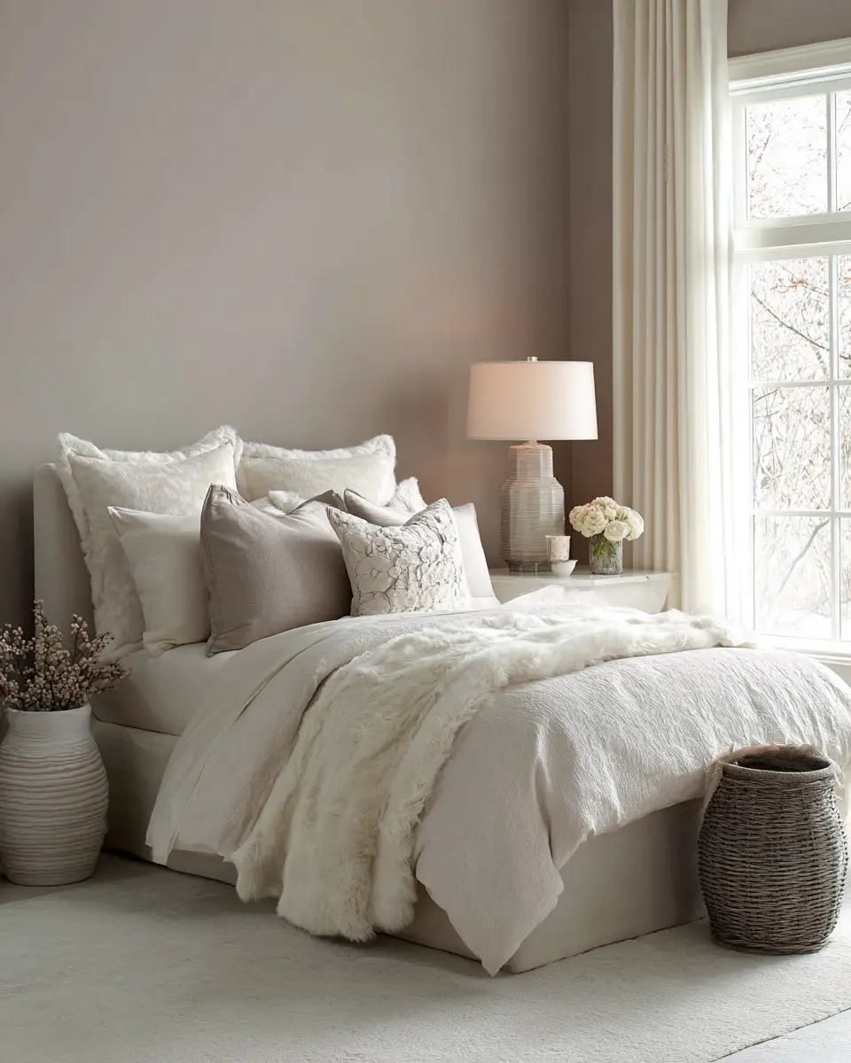 Taupe Modern Bedroom Decor Ideas