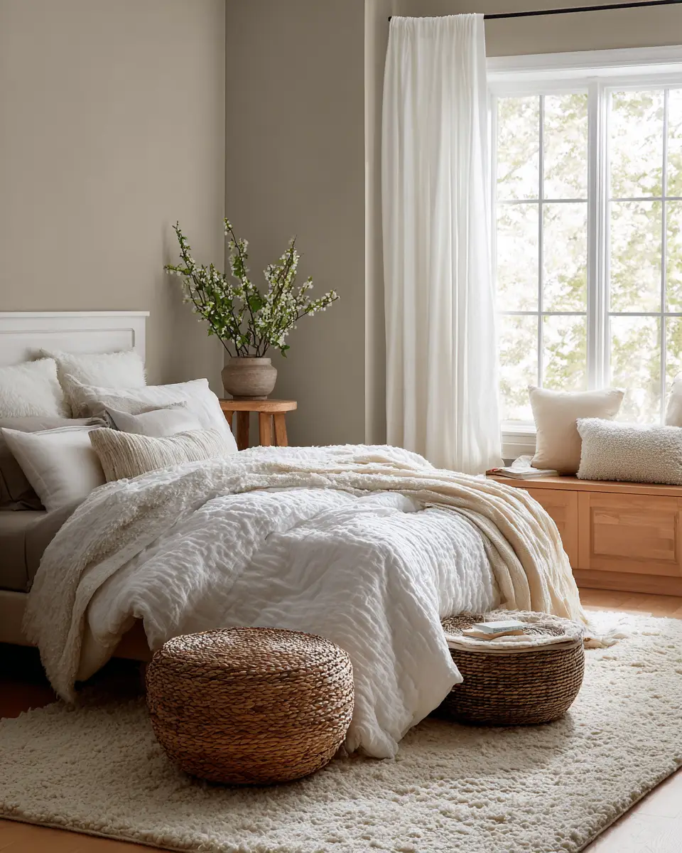 Taupe Modern Bedroom Decor Ideas