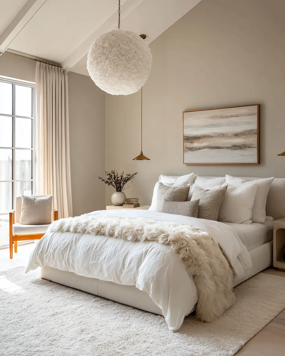 Taupe Modern Bedroom Decor Ideas