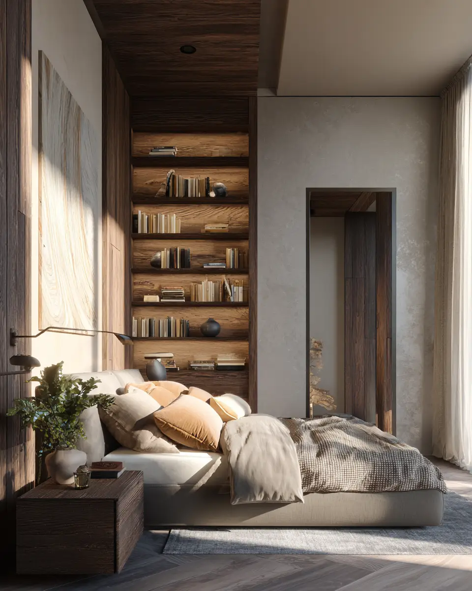 Taupe Modern Bedroom Decor Ideas