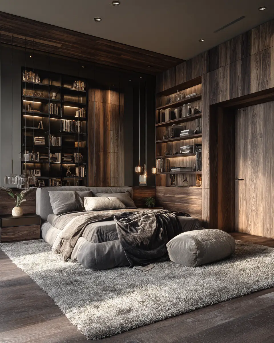 Taupe Modern Bedroom Decor Ideas