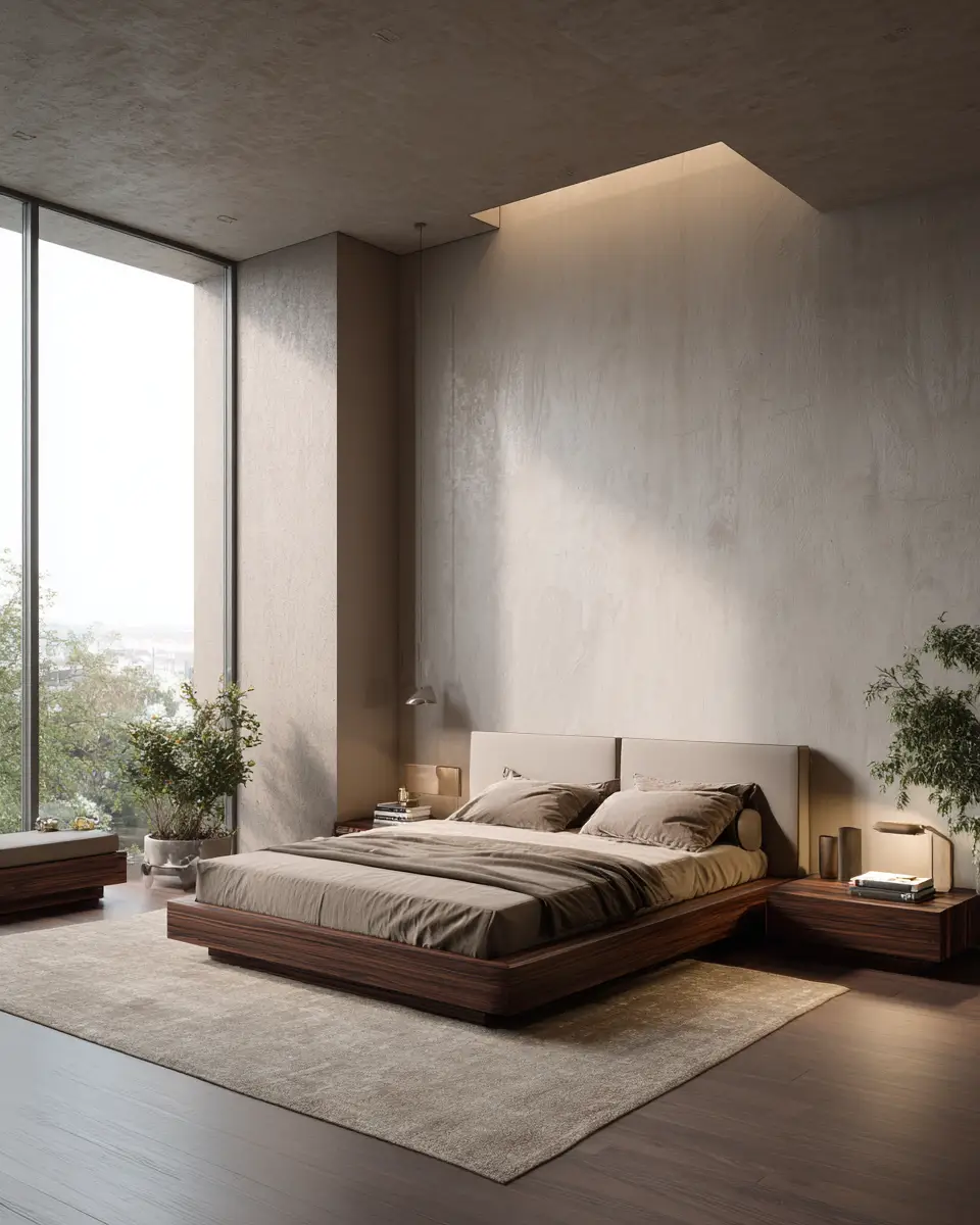 Taupe Modern Bedroom Decor Ideas