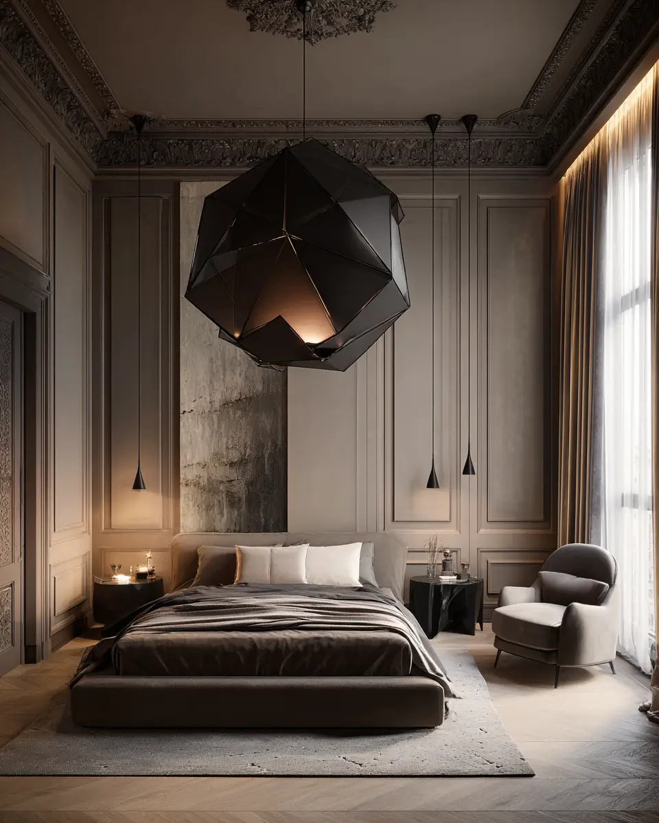 Taupe Modern Bedroom Decor Ideas