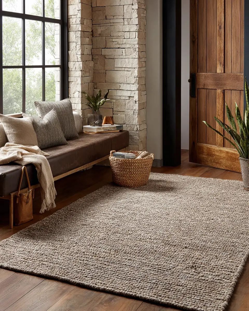 Taupe Organic Modern Garage Decor Ideas