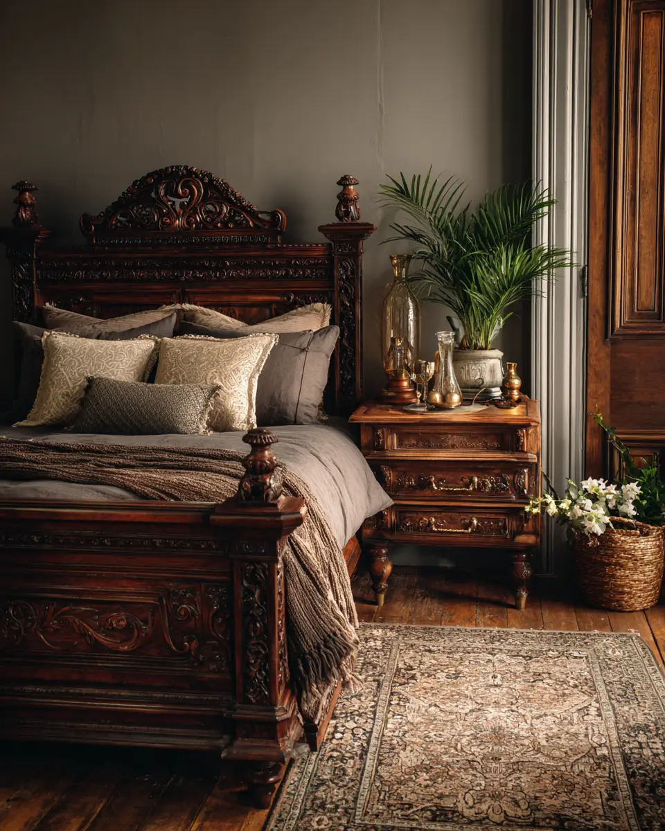 Taupe Traditional Bedroom Decor Ideas