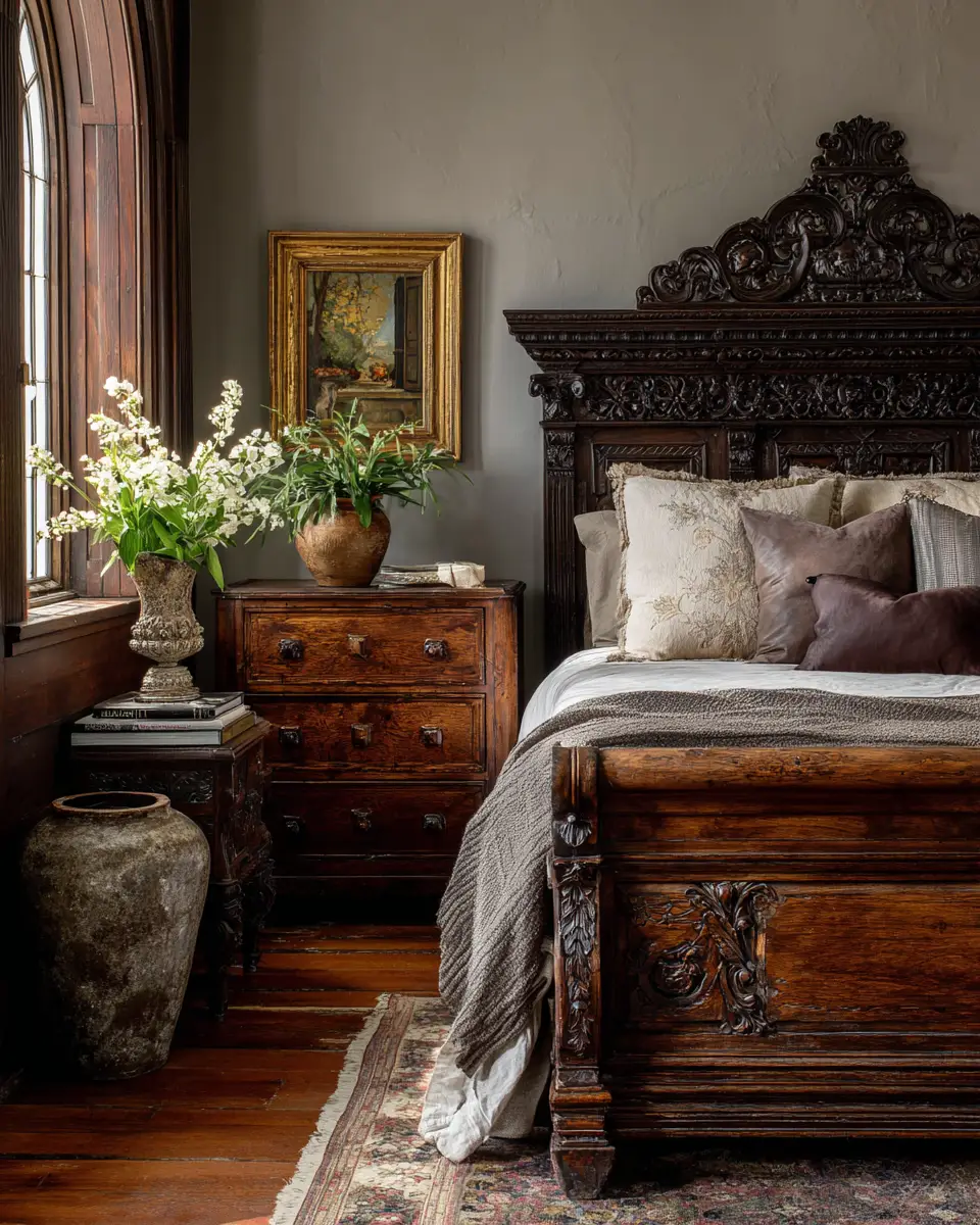 Taupe Traditional Bedroom Decor Ideas
