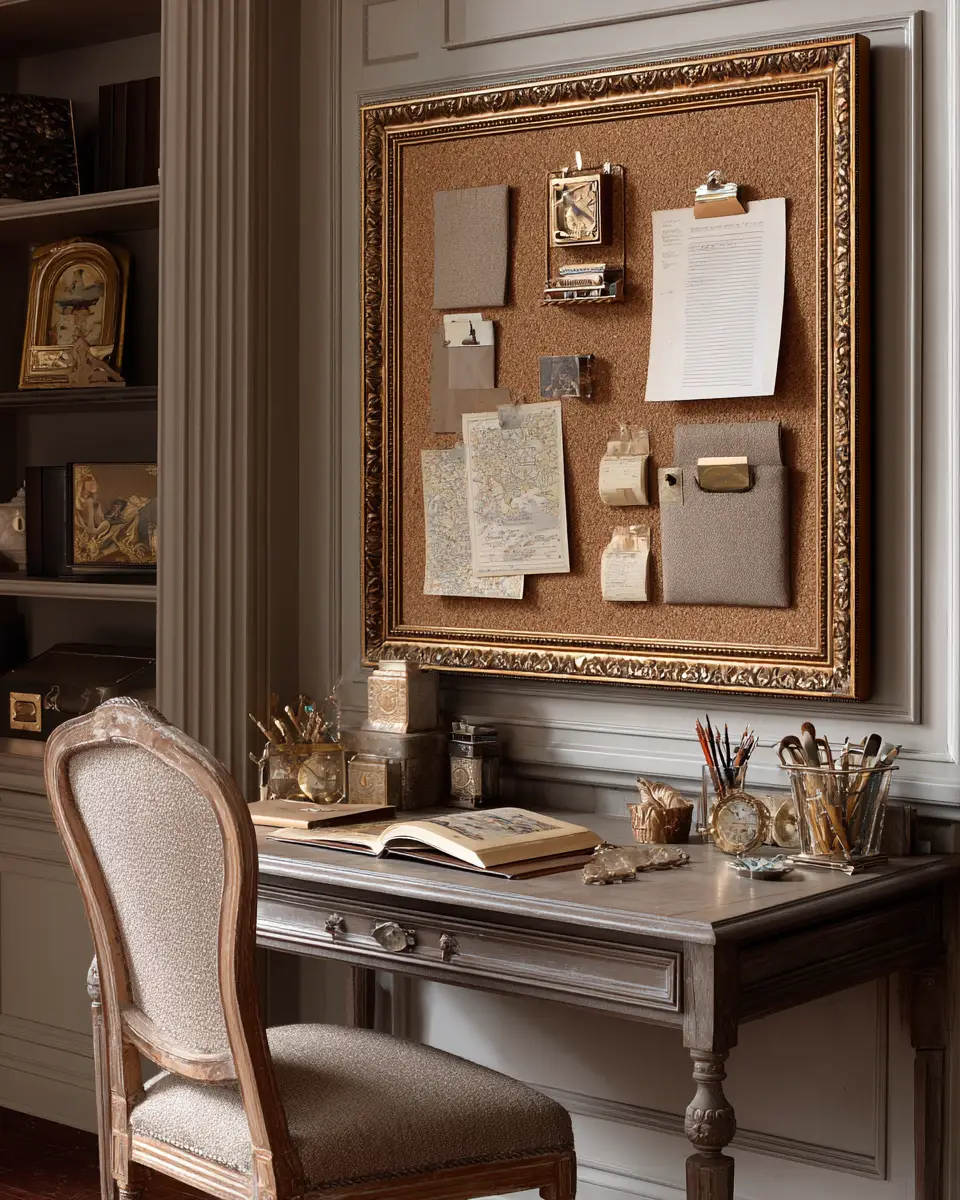 Taupe Traditional Home Office Decor Ideas