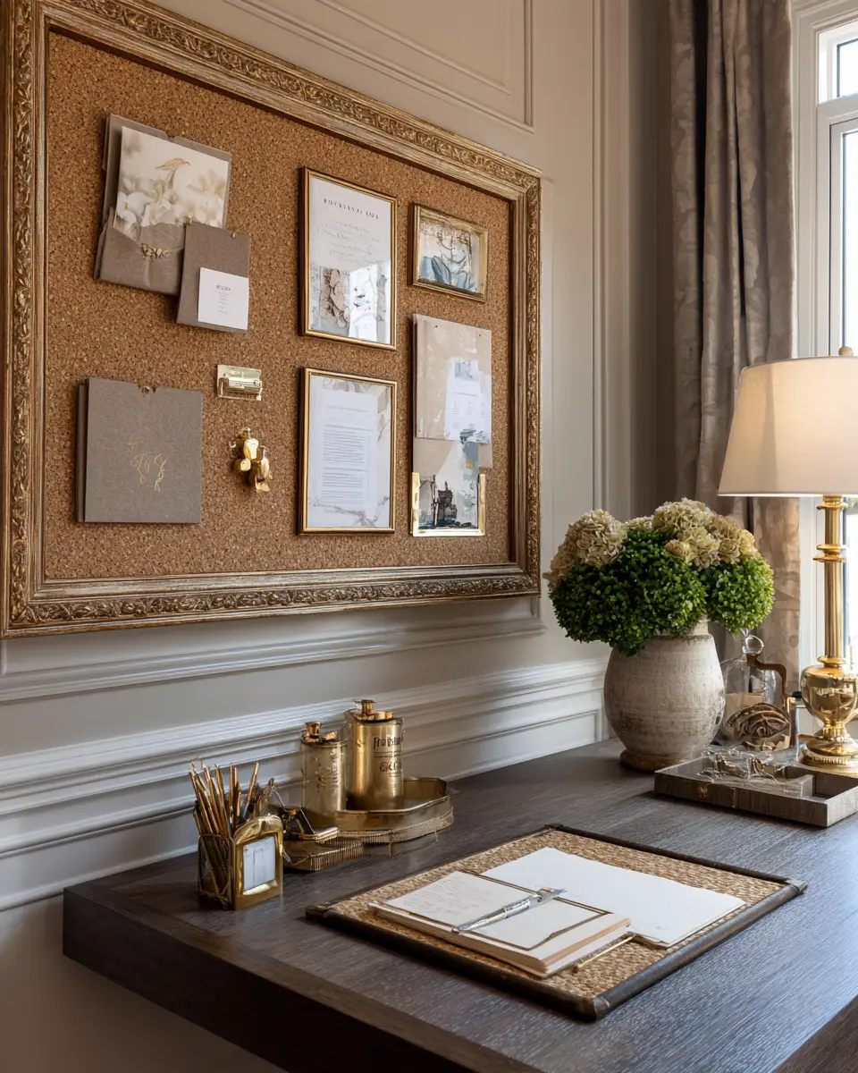 Taupe Traditional Home Office Decor Ideas