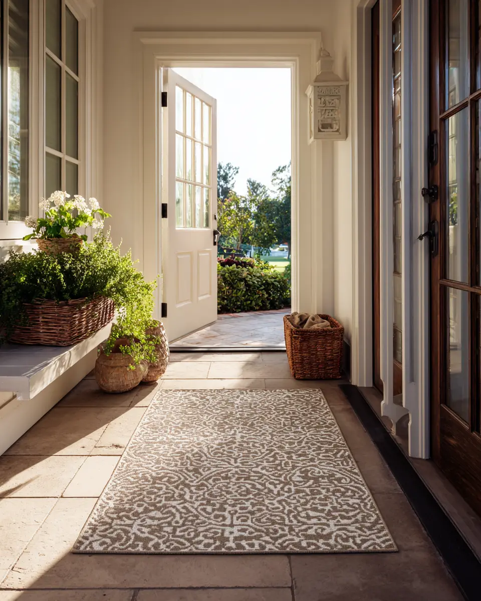 Taupe Traditional Porch Decor Ideas