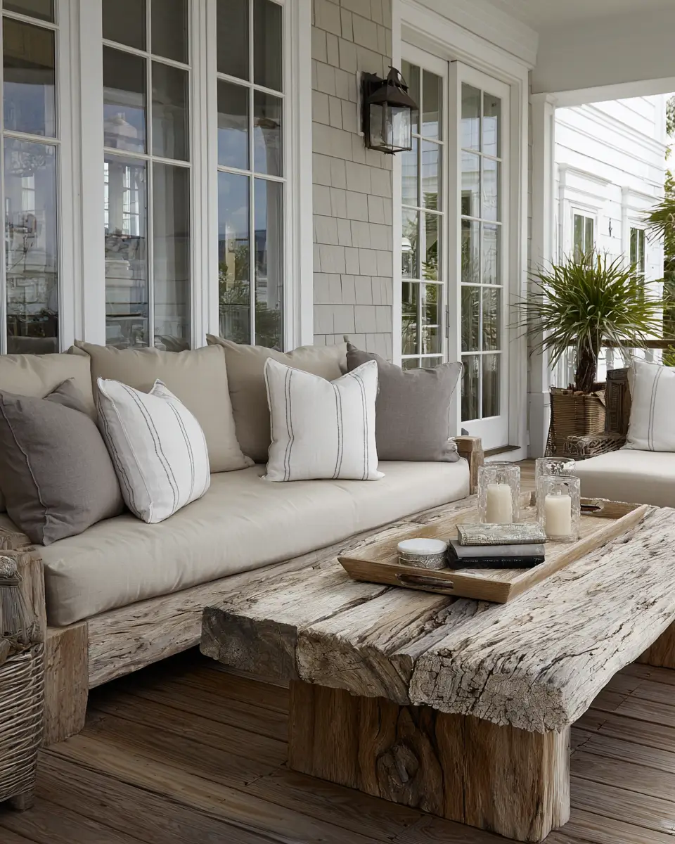 Taupe Traditional Porch Decor Ideas