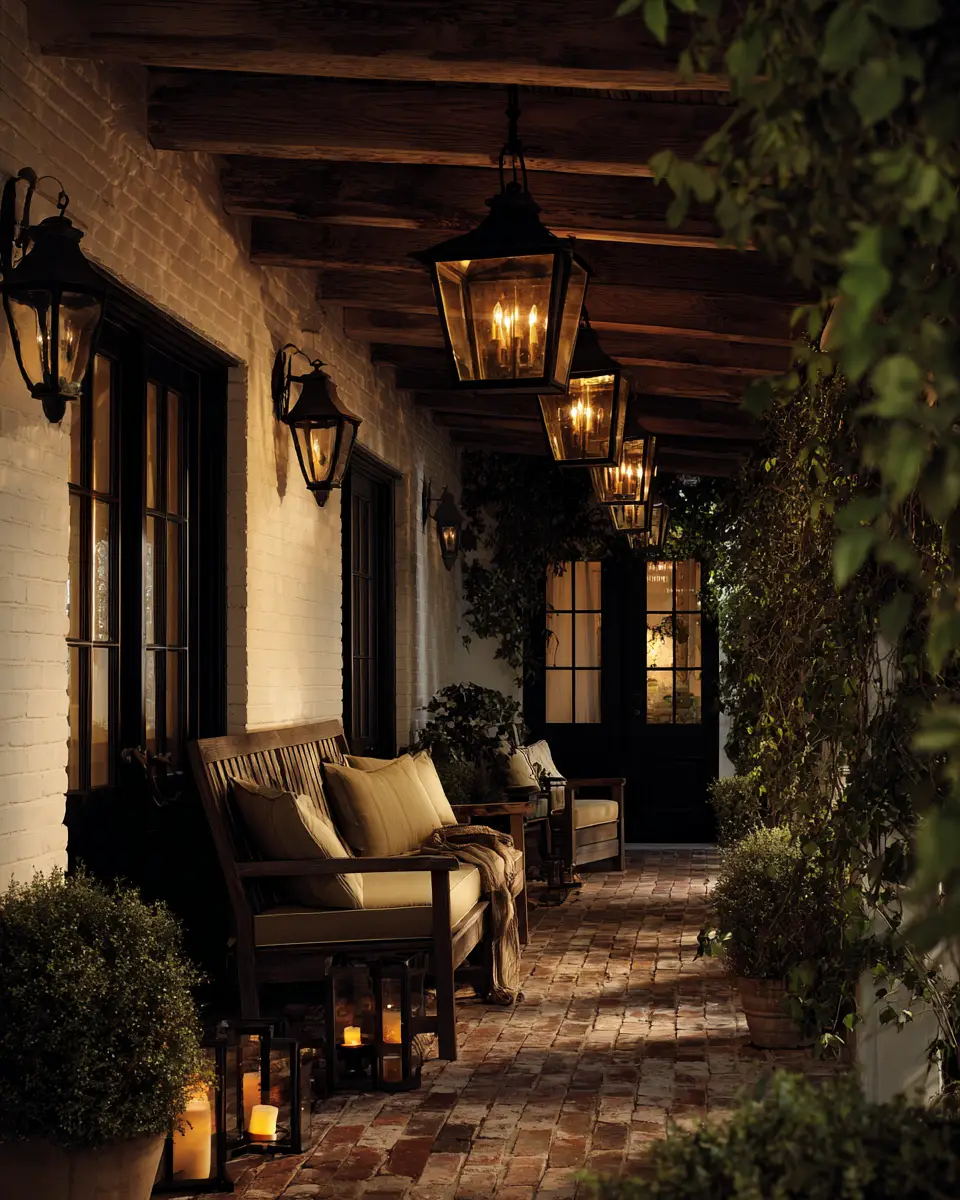 Taupe Traditional Porch Decor Ideas