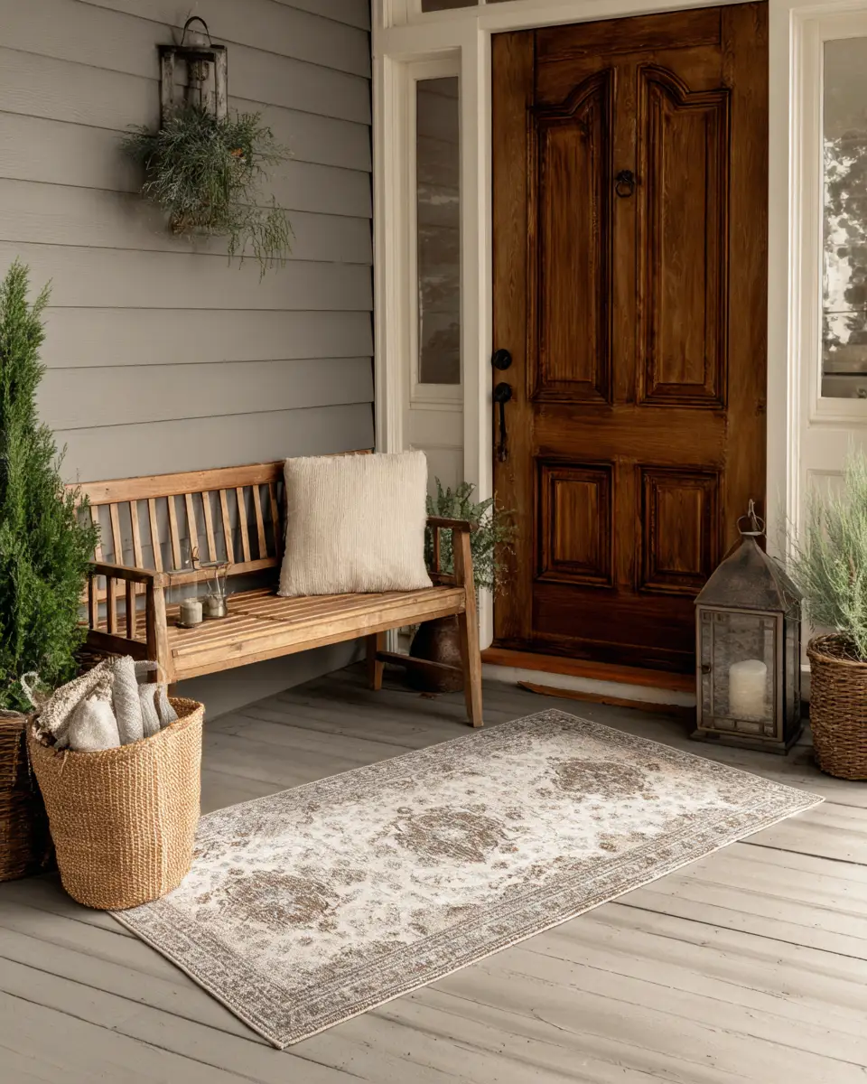 Taupe Traditional Porch Decor Ideas