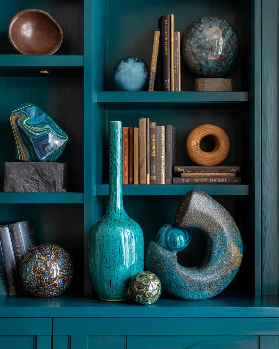 Teal Eclectic Bedroom Decor Ideas