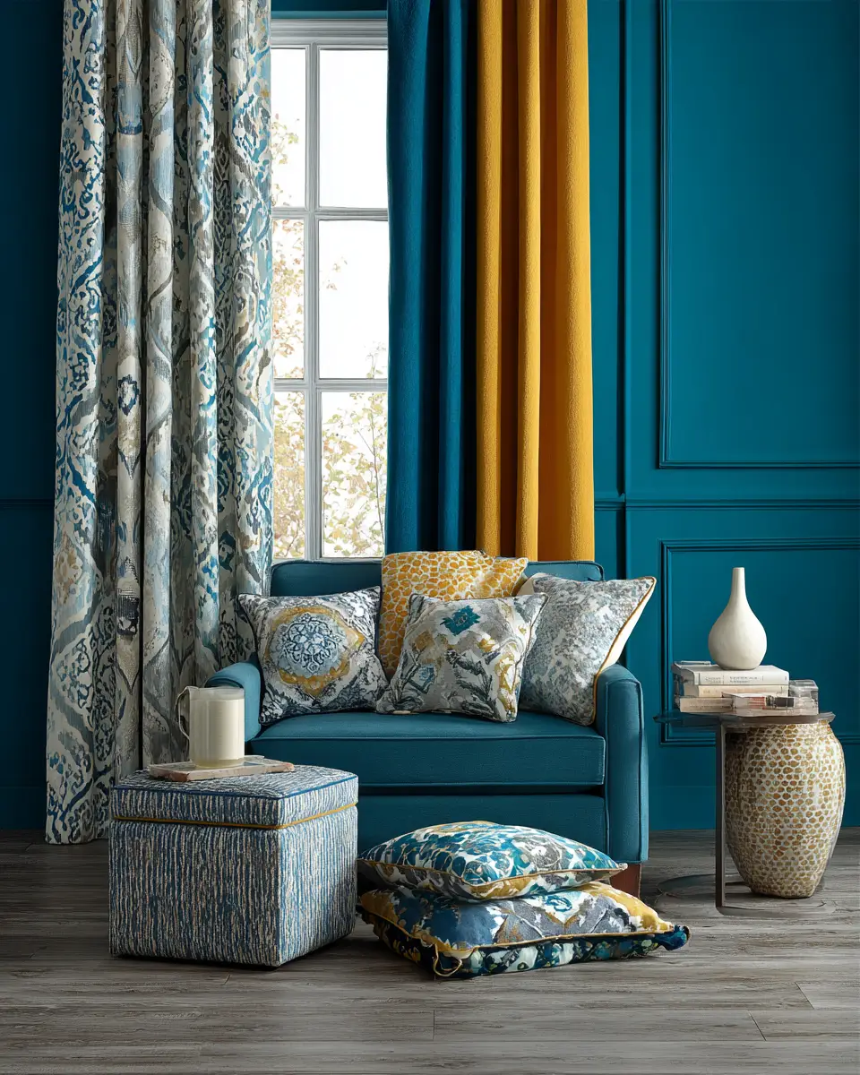 Teal Eclectic Bedroom Decor Ideas