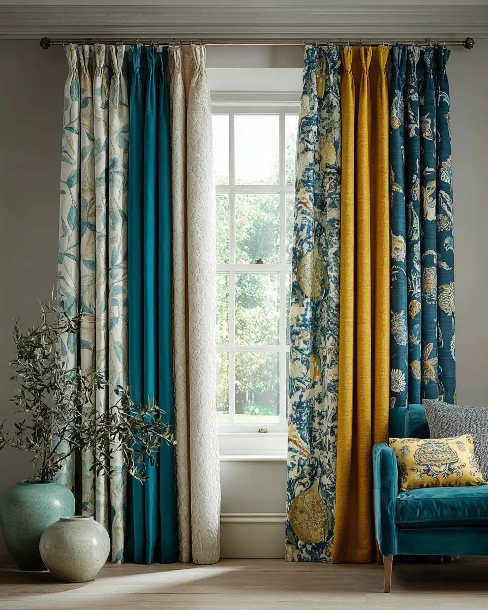 Teal Eclectic Bedroom Decor Ideas