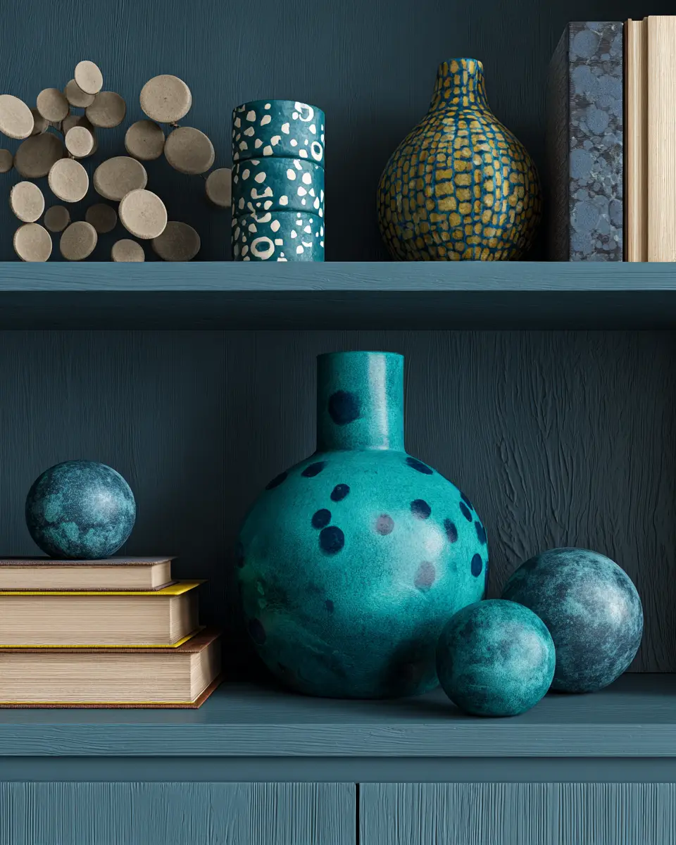 Teal Eclectic Bedroom Decor Ideas