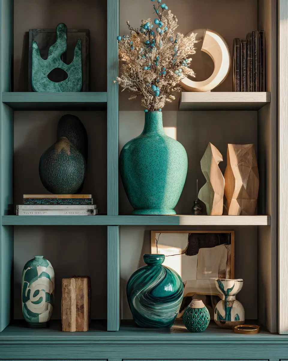 Teal Eclectic Bedroom Decor Ideas