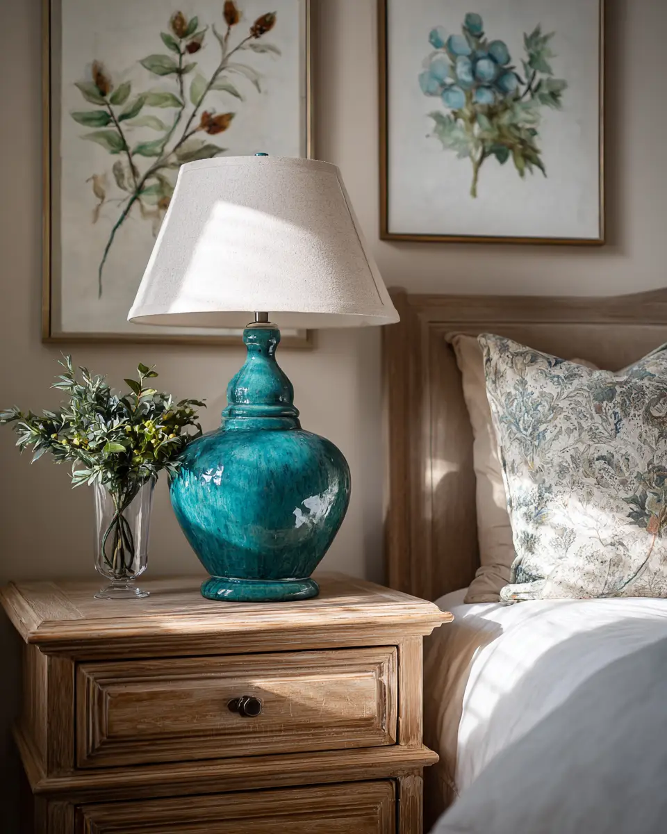 Teal Farmhouse Bedroom Decor Ideas